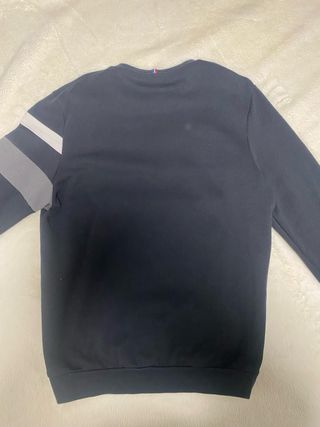 Sudadera Le Coq Sportif Negra y Gris