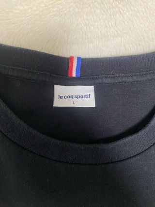 Sudadera Le Coq Sportif Negra y Gris