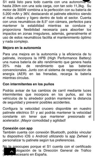 Patinete Eléctrico NUEVO