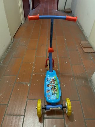 Patinete infantil 3 ruedas patrulla canina