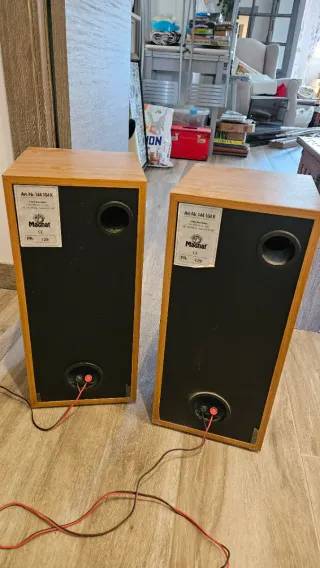 Altavoces Magnat Madera Marrones y Negros