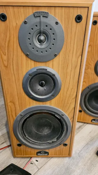 Altavoces Magnat Madera Marrones y Negros