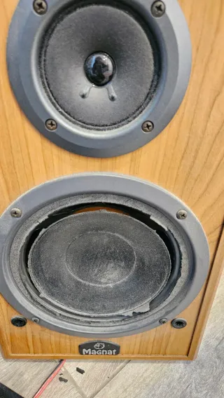 Altavoces Magnat Madera Marrones y Negros