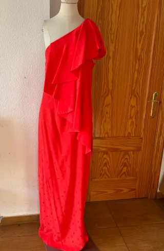 Vestido Fiesta Dolores Promesas Talla 40 Rojo