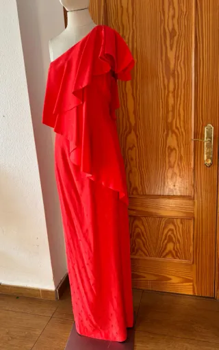 Vestido Fiesta Dolores Promesas Talla 40 Rojo