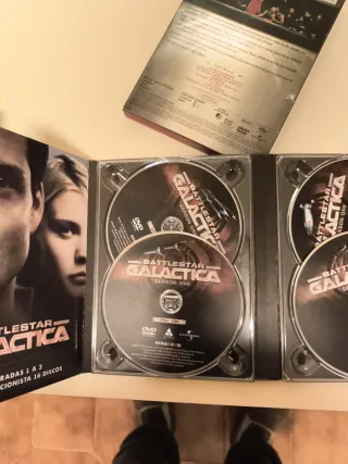 Battlestar Galáctica. DVD Temp 1 a 4
