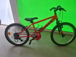 Bicicleta Montaña Infantil Btwin Roja