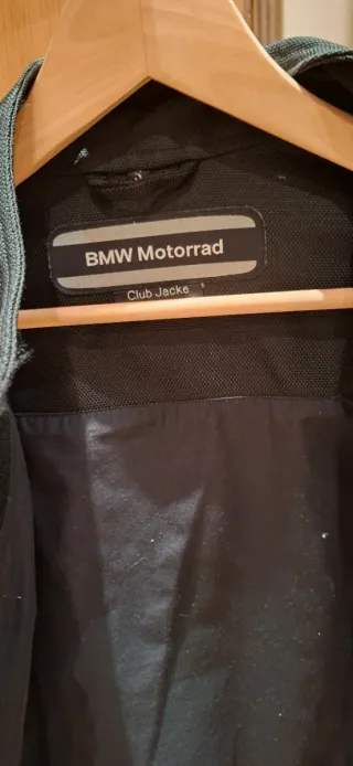 Cazadora Moto BMW Negra S y M