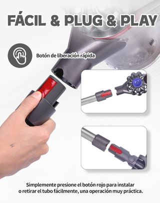 NUEVO! Tubo Extensión Dyson 72.5cm v15 v11 v10 v8