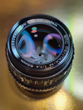 Pentax-M SMC 50mm 1:1.4 bayoneta K