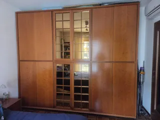 Armadio 6 ante ciliegio massello