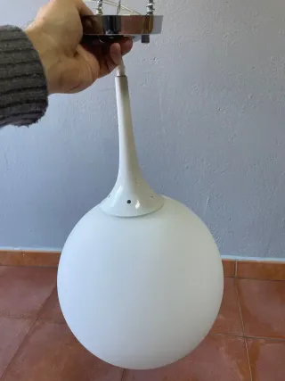 2 Lámparas Colgantes Blancas