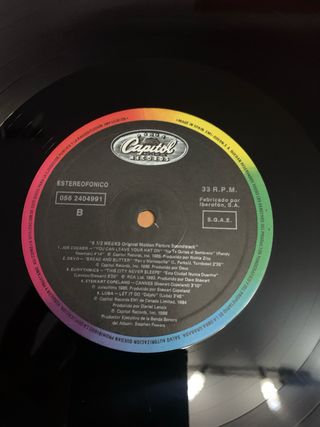 Vinilo 9 Semanas y Media BSO