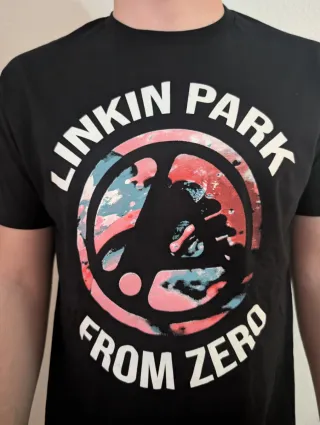 CAMISETA NEGRA - LINKIN PARK - TALLA XL y más