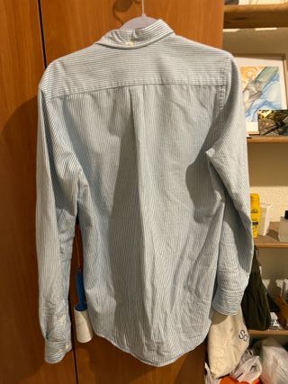 Camisa Scalpers Rayas Azul Claro Talla M 39