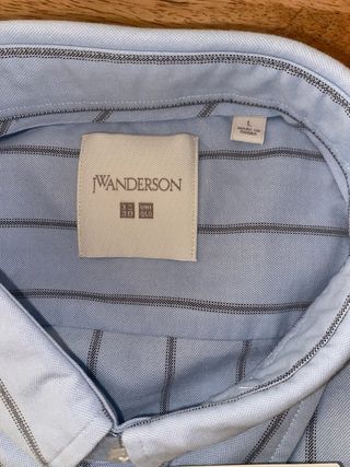 Camisa Oxford Oversize Uniqlo x JW Anderson Azul M