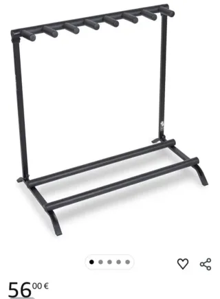 Soporte para 7 guitarras