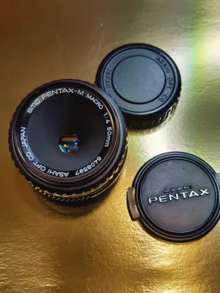 Objetivo Pentax SMC Macro 50mm 1:4 montura K