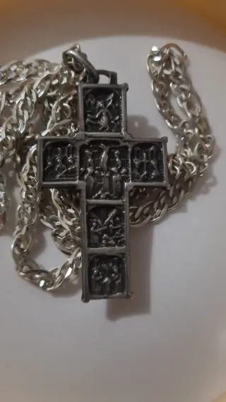 Colgante Cruz Plata ULTIMO PRECIO