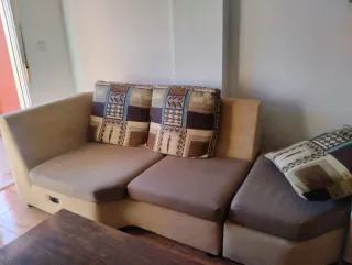 Sofá modular 3 plazas tela