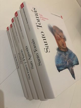 Grandes pensadores : Santo Tomas, San Agustín....