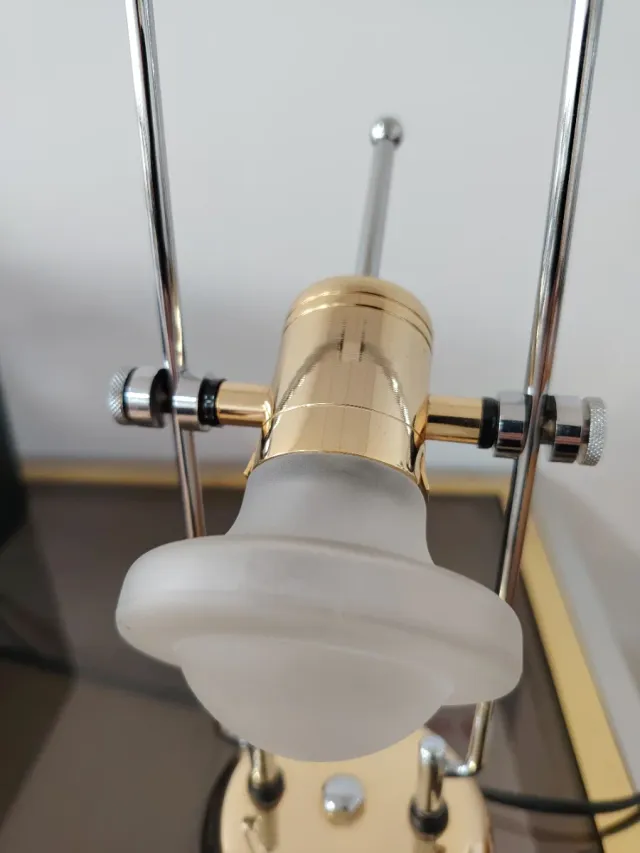 Lámpara Halógena Vintage Dorada