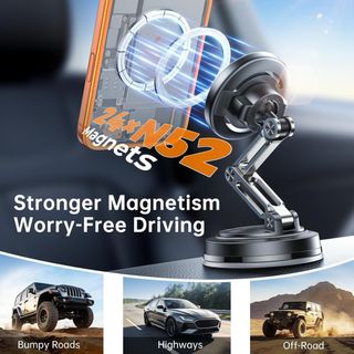 NUEVO! Soporte Coche MagSafe 3 Ejes iphone 17-12