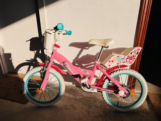 Bicicleta infantil Minnie Mouse rosa de 16"