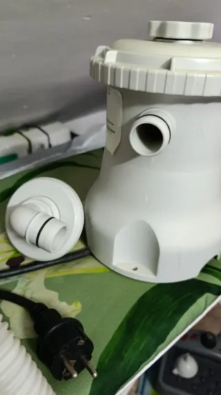 Depuradora Piscina Blanca Plástico