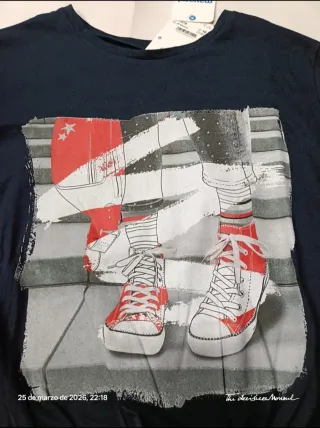 Camiseta Mayoral manga larga estampada 16 años