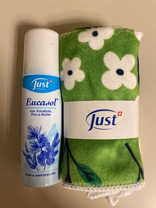 Eucasol Just spray + asciugamano