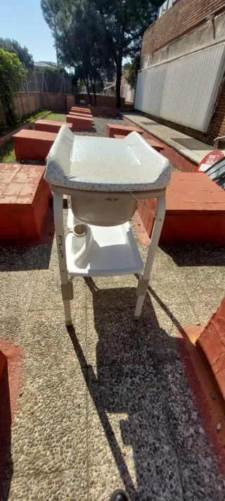 Bañera y cambiador para bebé