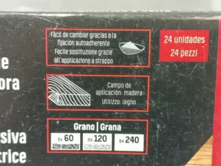 48 Lijas Triangulares PARKSIDE