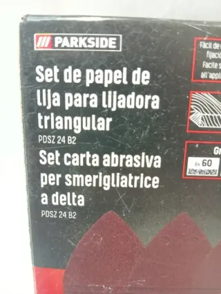 48 Lijas Triangulares PARKSIDE
