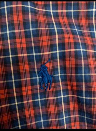 Camisa Ralph Lauren cuadros azul y rojo