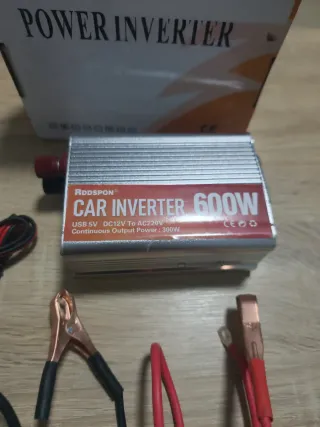 Inversor Coche 600W 12V a 220V