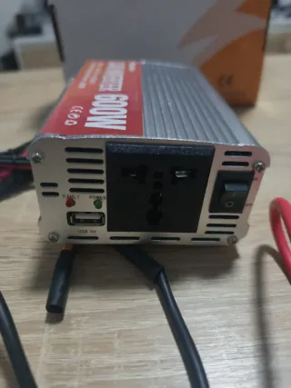 Inversor Coche 600W 12V a 220V