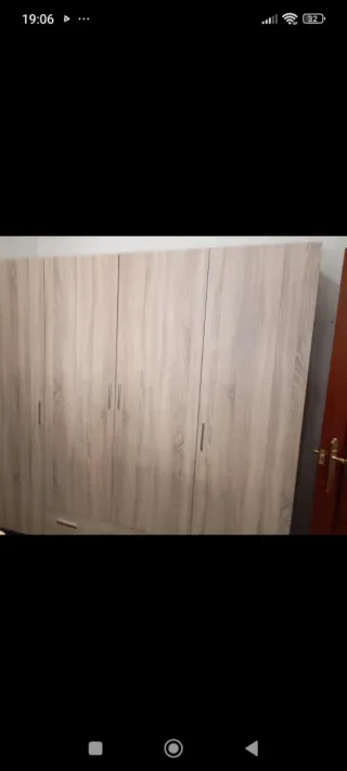 Armario blanco nuevo 200x200x52 cm