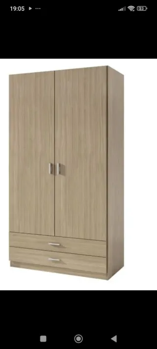 Armario blanco nuevo 200x200x52 cm