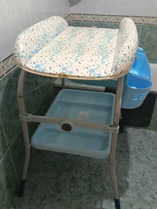 Cambiador bañera bebé