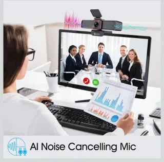 Webcam Angetube 4K Streaming AI Tracking