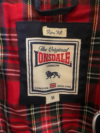 Giacca Lonsdale Blu Taglia M