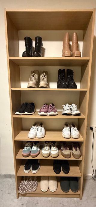 Estantería ikea efecto roble – 6 baldas