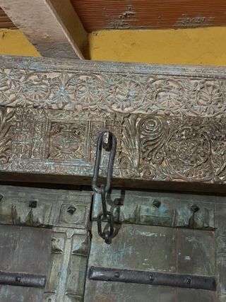 Puerta Antigua Madera Teca