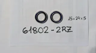 3x Rodamientos Ceramicspeed 61802-2RZ