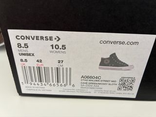 Zapatillas Converse All Star Verde Talla 42