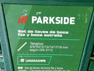 Set 8 Llaves Fija y Estrella PARKSIDE