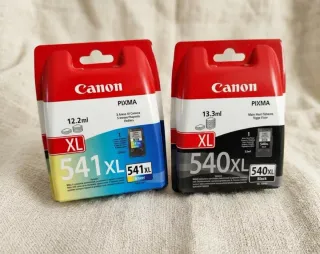 Cartuchos Canon 540XL y 541XL Originales