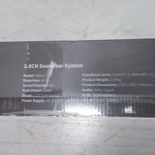 Barra de Sonido Bluetooth con Mando y HDMI