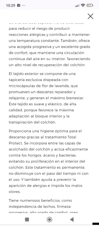 135x180 NUEVO FLEX ESENCIA POCKET COLCHON MUELLES